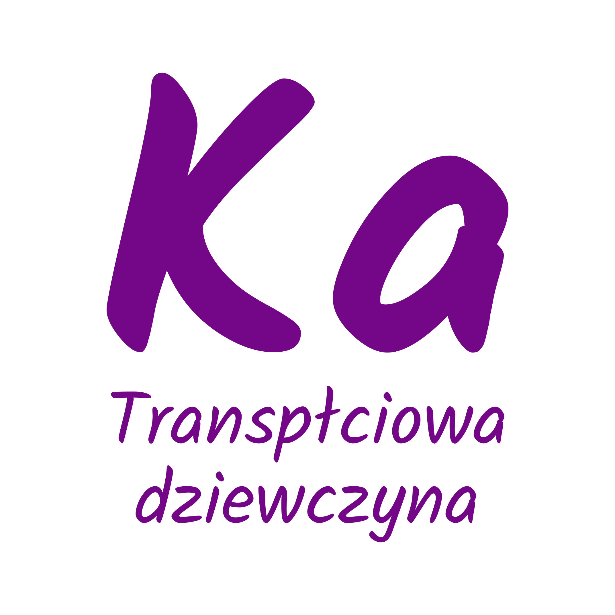 Logo Ka – Transpłciowa dziewczyna, wpisane w koło